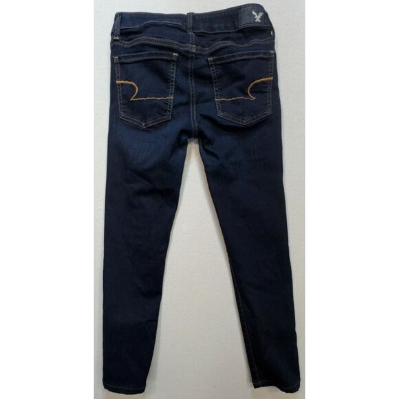 American Eagle Outfitters Women's Jegging Jeans Super Stretch Denim Size 2 Blue - Picture 2 of 10